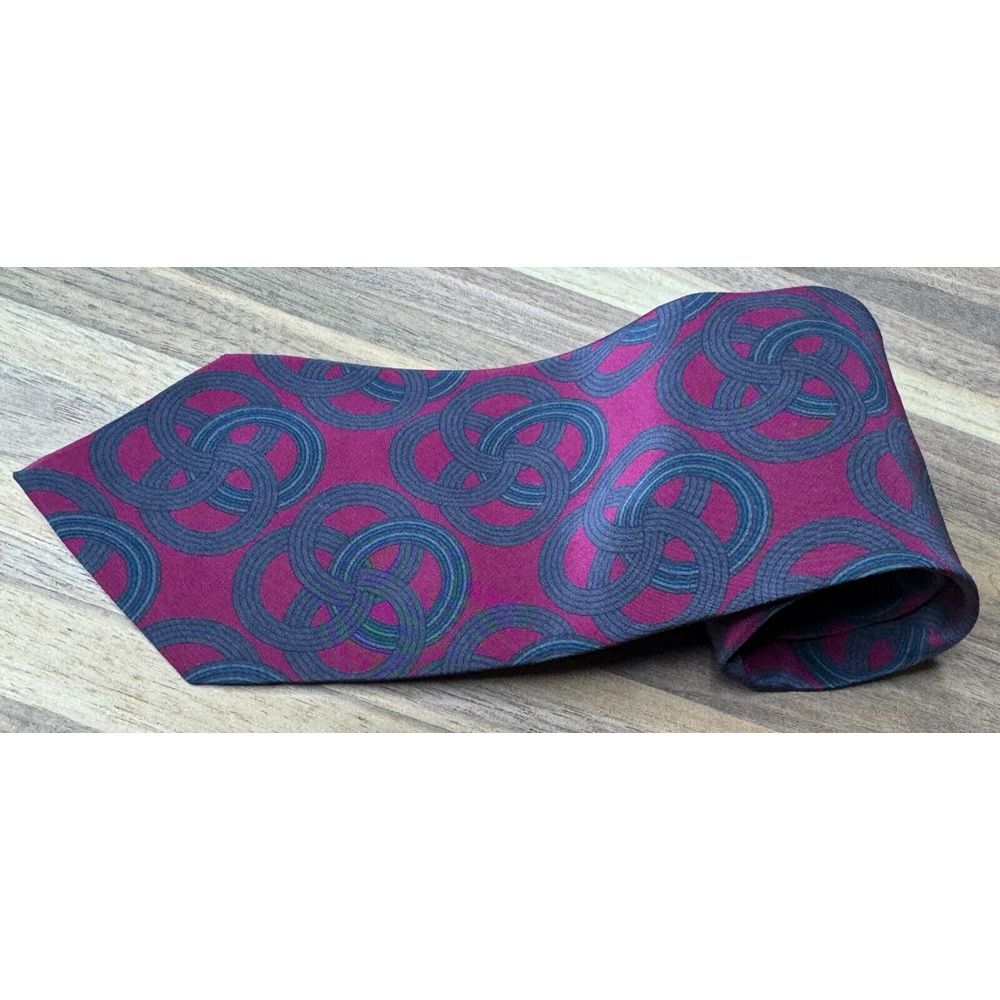 Krizia Uomo Vintage Men's Handmade Tie‎ Made In Italy